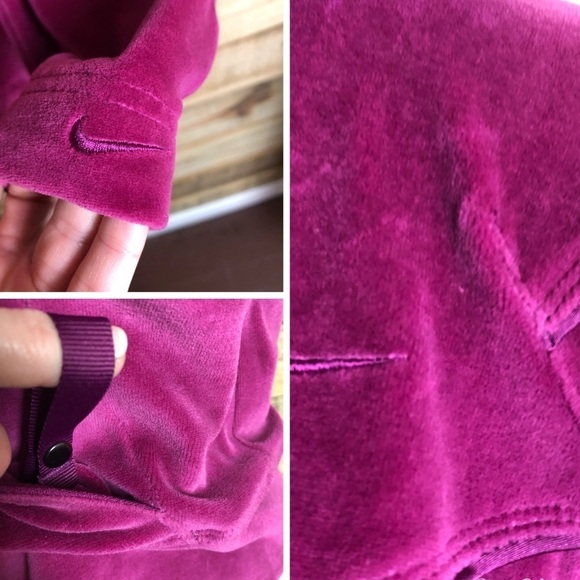 NIKE, Velour track suit, EUC - Picture 11 of 12